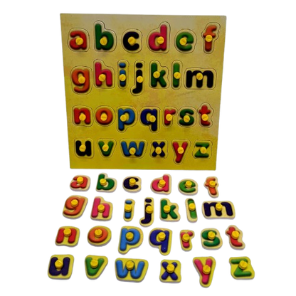 Wooden Alphabet Learning Toy | Capital and Small Letters Sorting Board