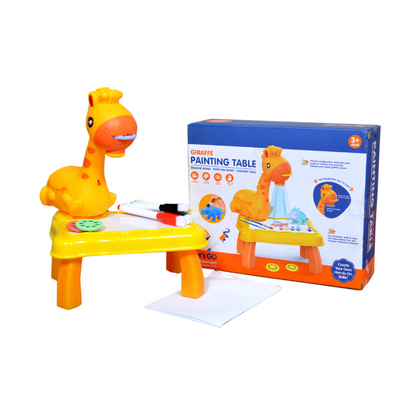 Giraffe Painting Table - Drawing board | Projection board |  Learning table