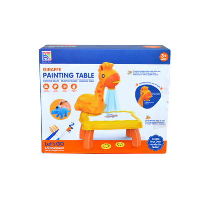 Giraffe Painting Table - Drawing board | Projection board |  Learning table