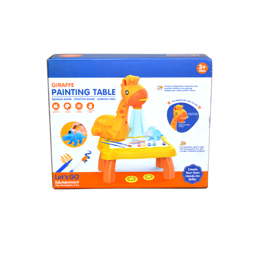 Giraffe Painting Table - Drawing board | Projection board |  Learning table